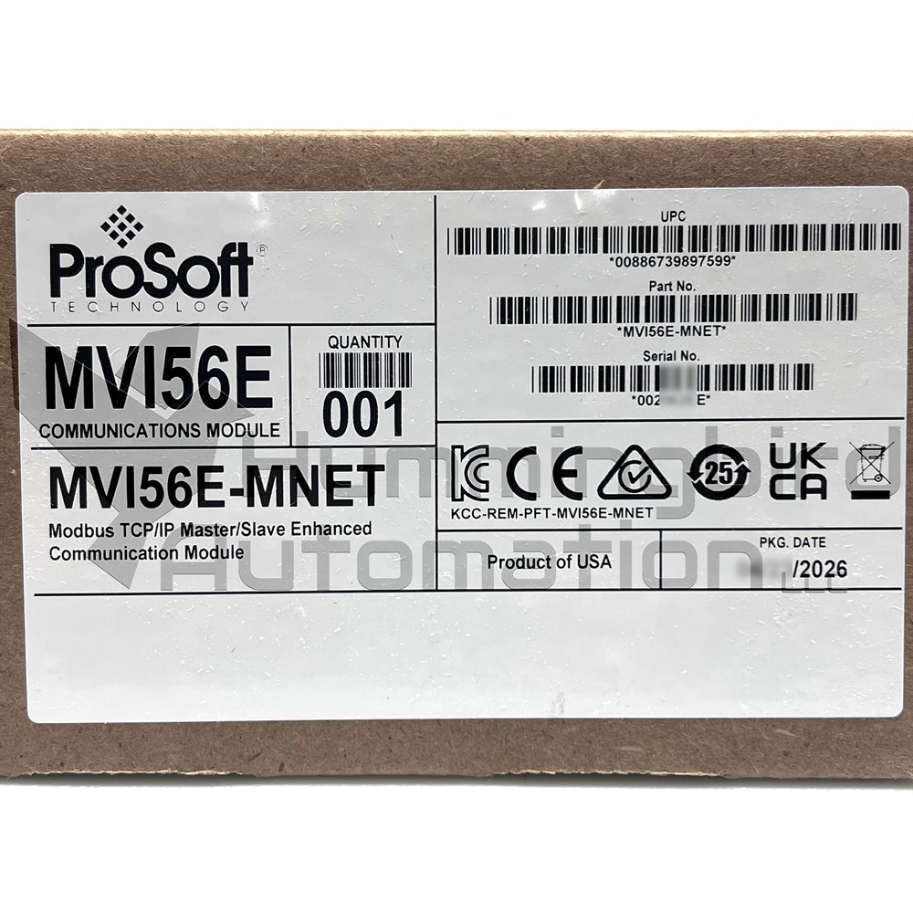 2023-2024 SEALED ProSoft MVI56E-MNET Modbus Communication Module TCP/IP Surplus