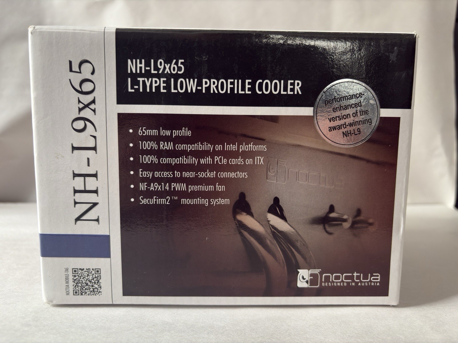 Noctua NH-L9x65, Premium Low-Profile CPU Cooler – 65mm Fan – Intel & AMD