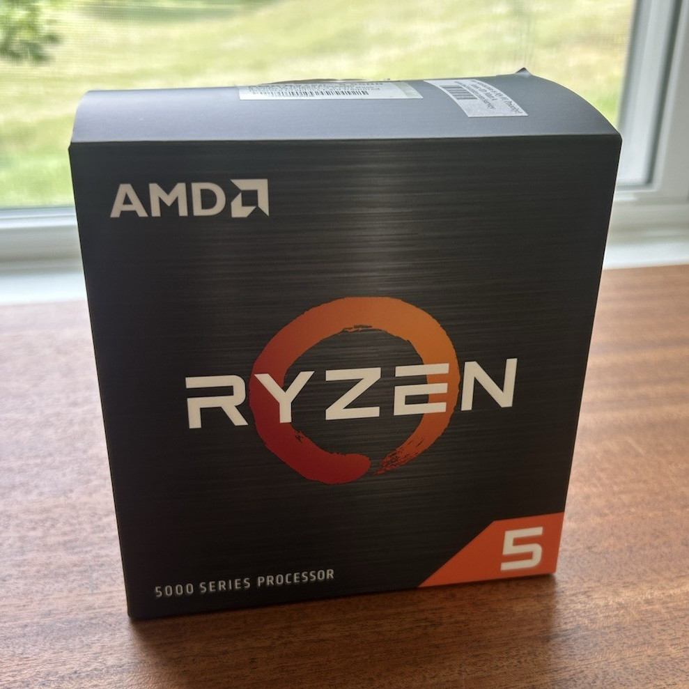 AMD Ryzen 5 5500 6-Core 12-Thread 3.6GHz Socket AM4 CPU w/ Wraith Cooler