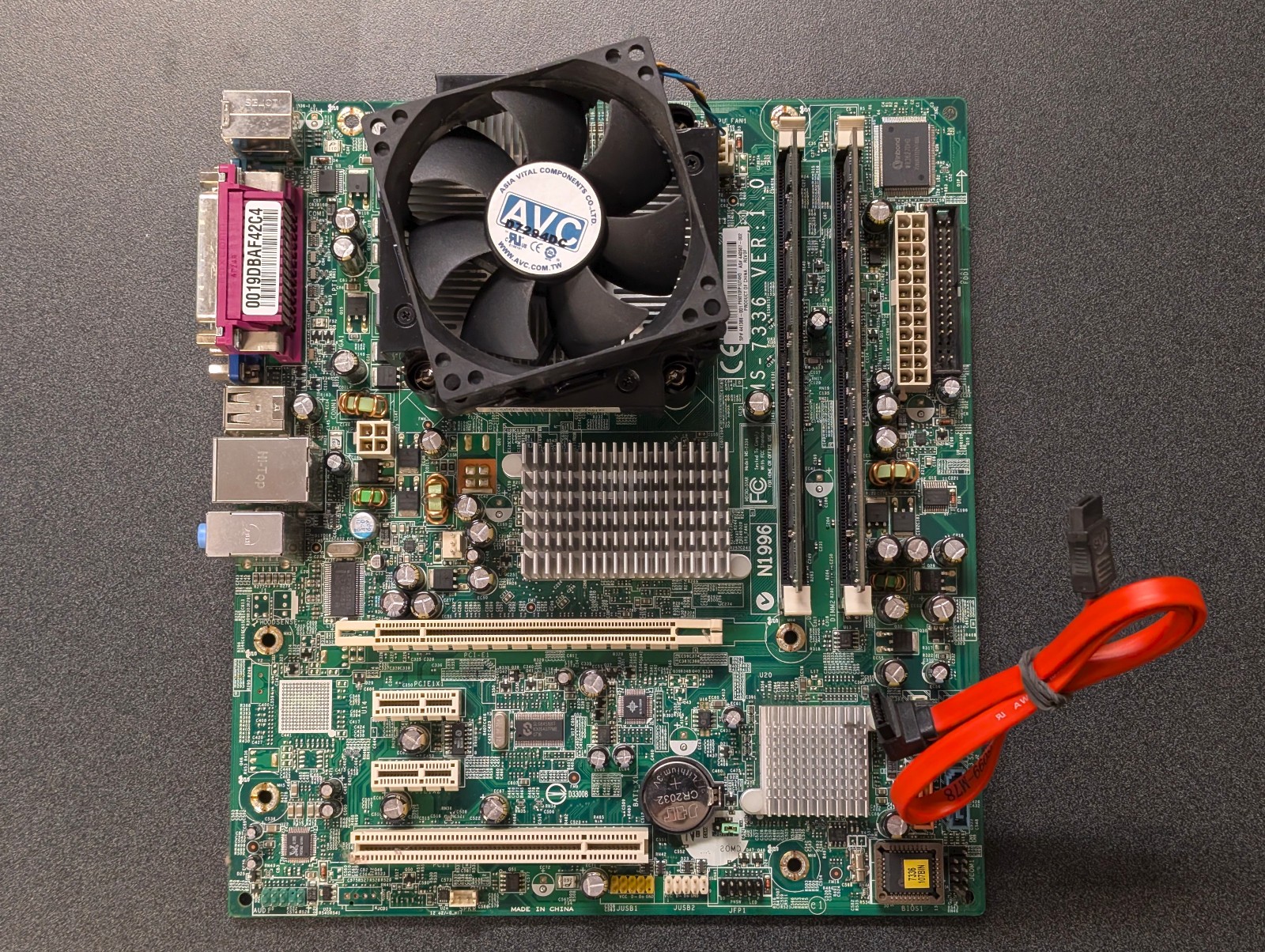 HP MS-7336 Ver:1.0 MicroATX LGA775 DDR2 Motherboard Combo E2160 4GB 441388-001