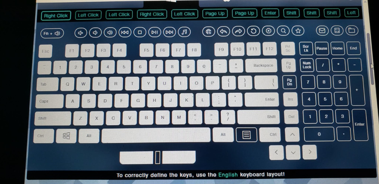 OEM Dell Latitude Rugged Tablet 7202 7212 7220 Magnetic Keyboard 0G17CY Grade B