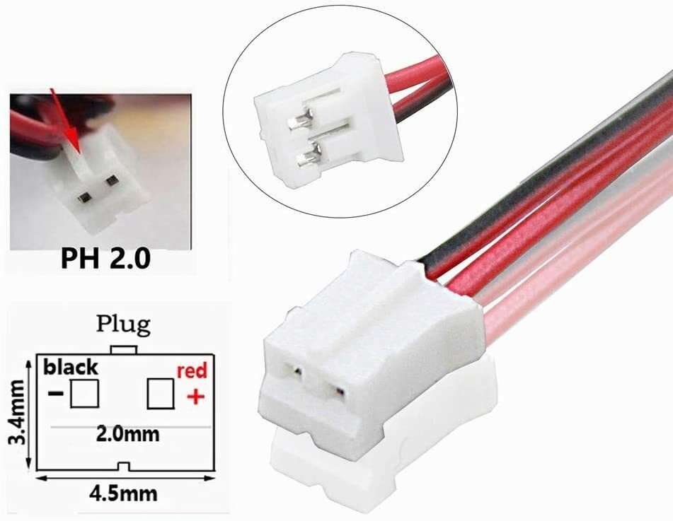 12V 40mm Cooling Computer Case Fan 40x40x10mm (1.6×1.6×0.4 in) 2-Pin 4 Pcs 4X