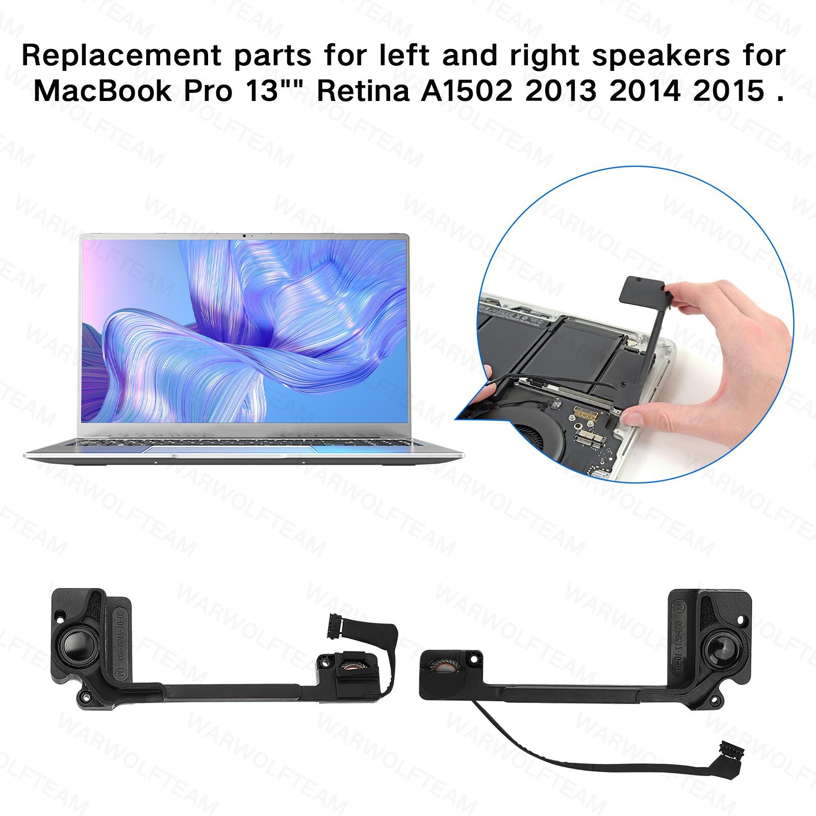 OEM Speaker For MacBook Pro Retina 13″ A1502 Internal Speaker 2013 2014 2015