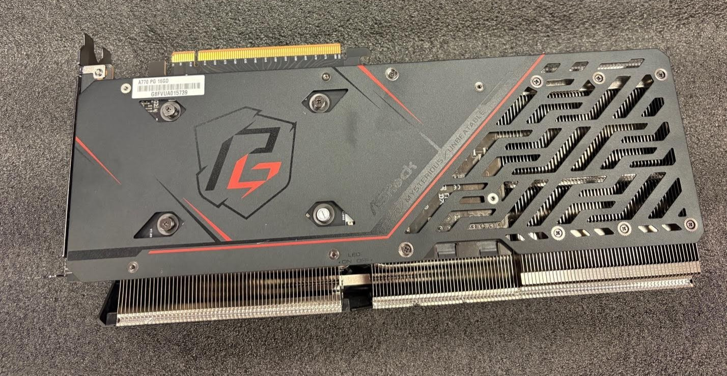 ASROCK Intel Arc A770 Phantom Gaming 16GB OC Graphic Card – USED