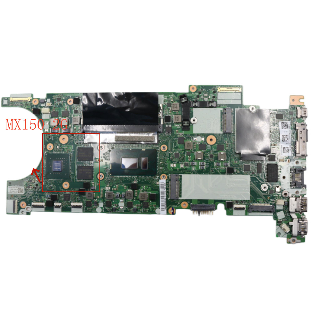 NM-B471 For Lenovo Thinkpad T480S Motherboard i5 i7-8th MX150 RAM 8G 01LV622