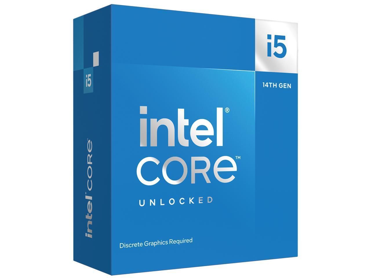Intel Core i5-14600KF – Core i5 14th Gen 14-Core (6P+8E) LGA 1700 125W None Inte