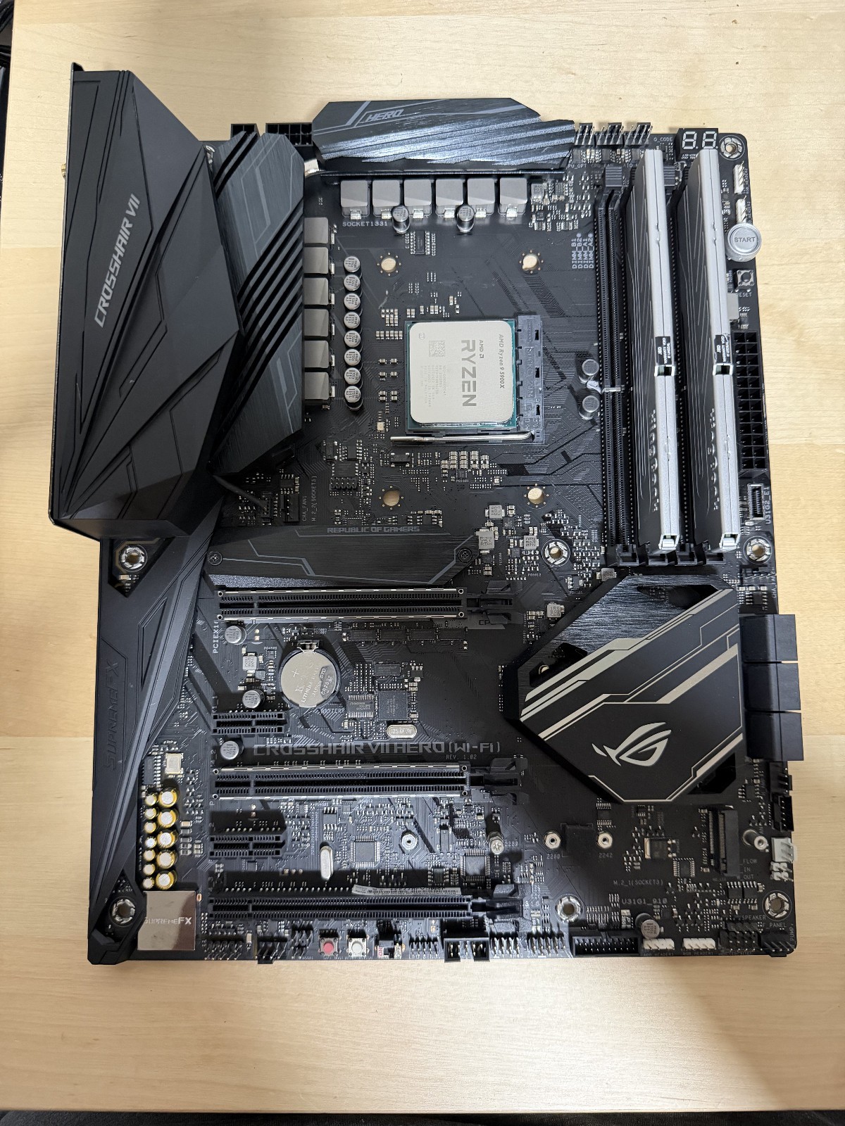 AMD Ryzen 9 5900X 12-core w/ 32GB DDR4-3200 and ASUS Crosshair VII Hero WiFi