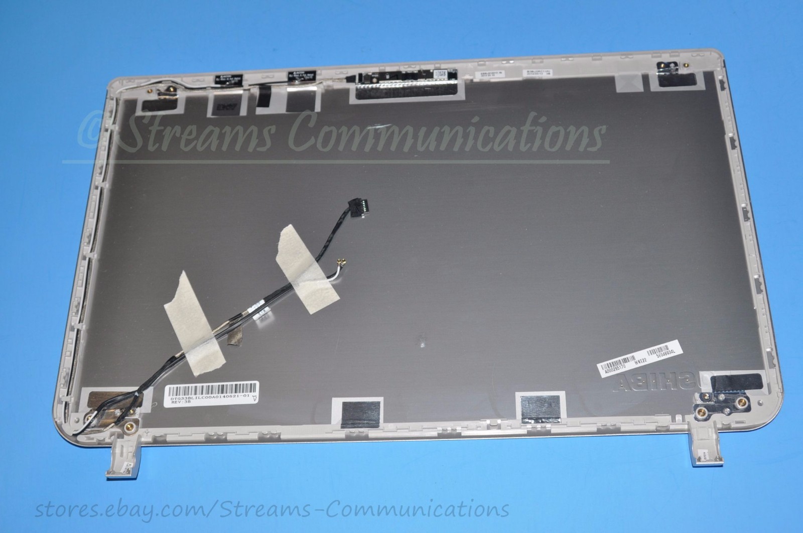 TOSHIBA Satellite S55-B S55-B5280 15.6 in LCD Back Cover Lid w/ Webcam + Antenna