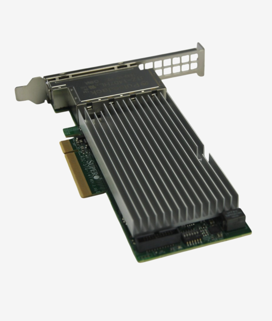SuperMicro AOC-STG-i4T Intel XL710 X557 Quad Port 10GbE RJ45 PCIe Network Card