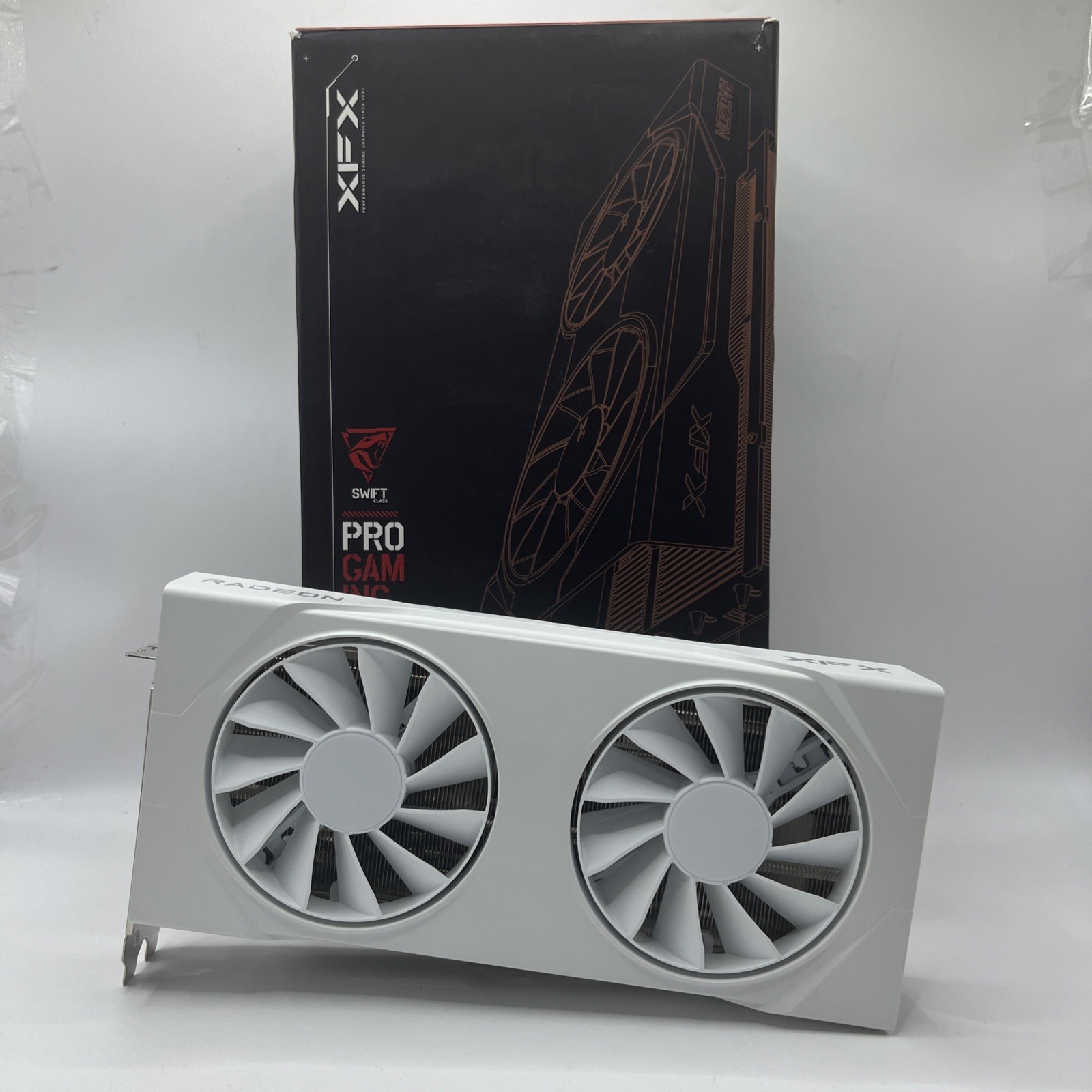 XFX Radeon RX 9060 XT SWIFT OC White 8GB GDDR6 Graphics Card