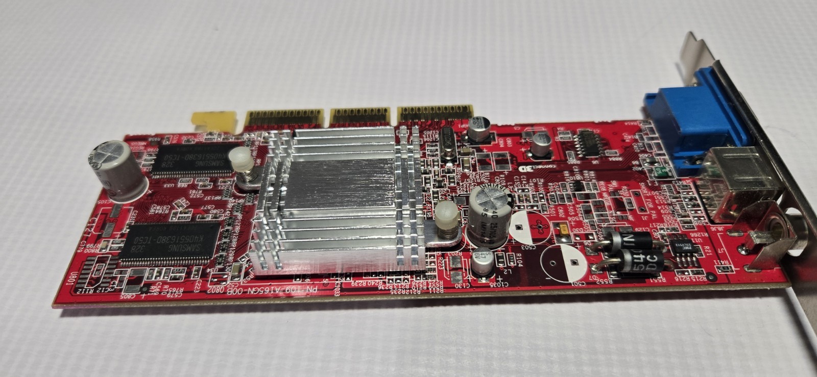 ATi AMD Radeon 9200SE 128mb DDR PCI VGA S-Video Out DVI Video Card Retro PC
