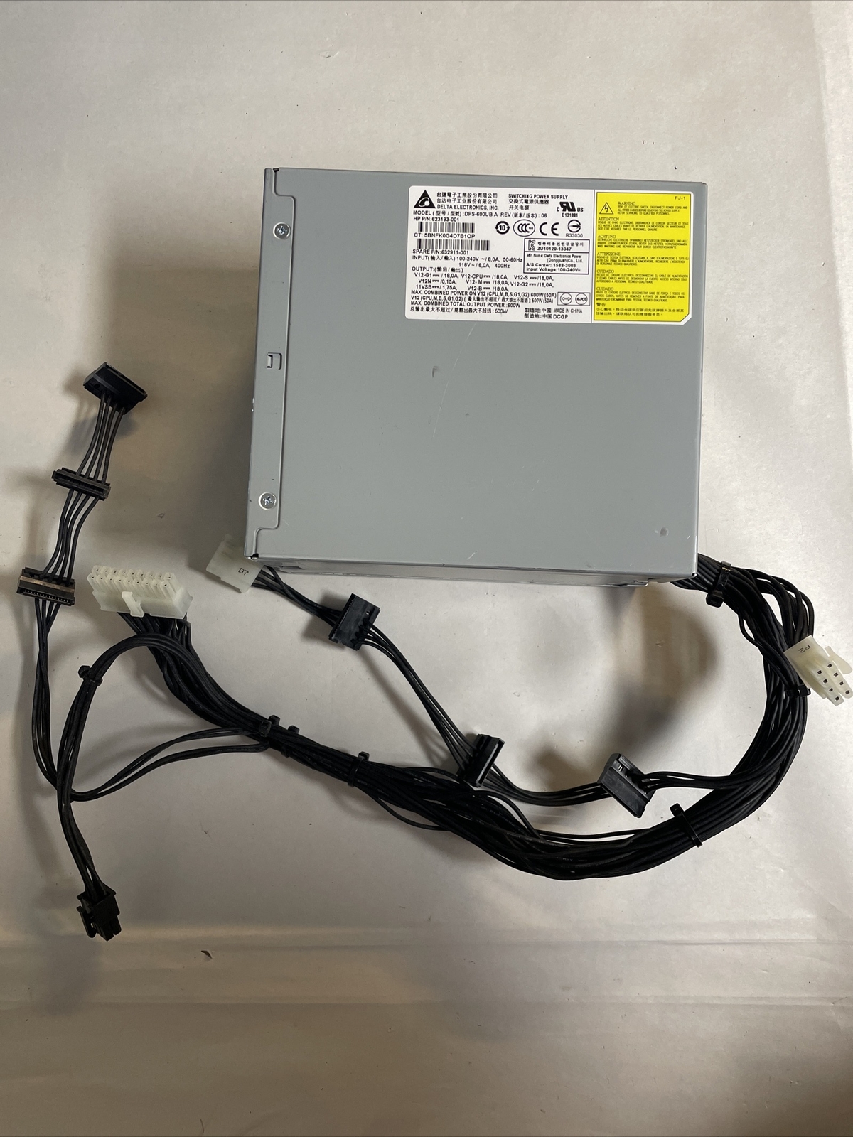 HP Z420 600W Power Supply PSU DPS-600UB A 623193-001 632911-001 @MB143