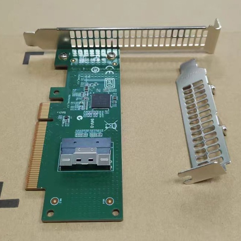 PCIe4.0 X8 to SFF-8654 X8 Host Adapter Motherboards PCIE Adapter Controller