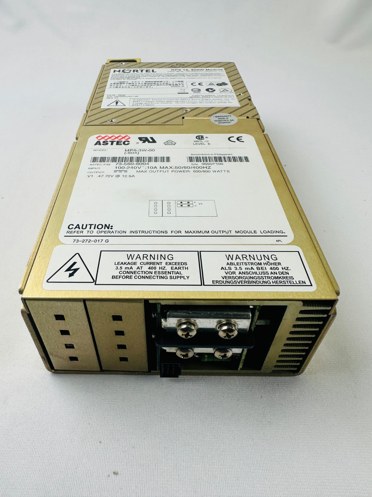 Astec MP6-3W-00(-604) 73-560-6004 Power Supply