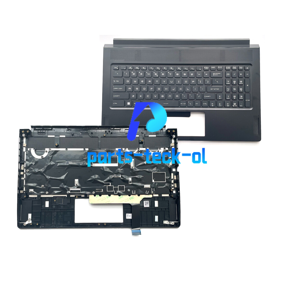 New for MSI GS76 Stealth 11UH 11UE MS-17M1 TLaptop Palmrest Keyboard Cover US