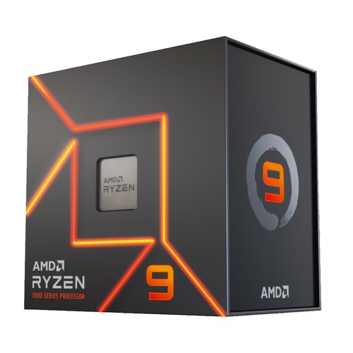 AMD Ryzen 9 7900X Processor (Zen 4) 12-Core 4.7GHz AM5 170W Desktop CPU