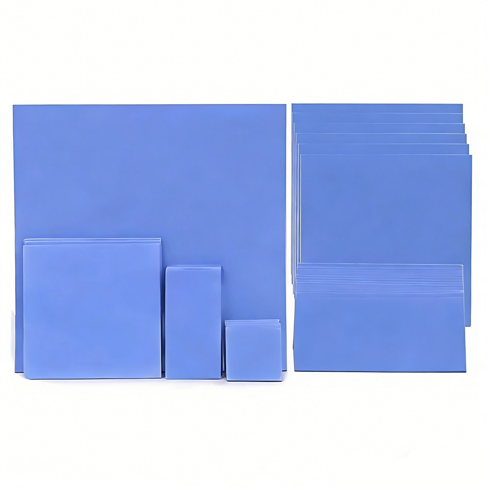 CPU GPU Thermal Pad Heatsink Cooling Conductive Silicone Heatsinks 0.5-3mm Thick