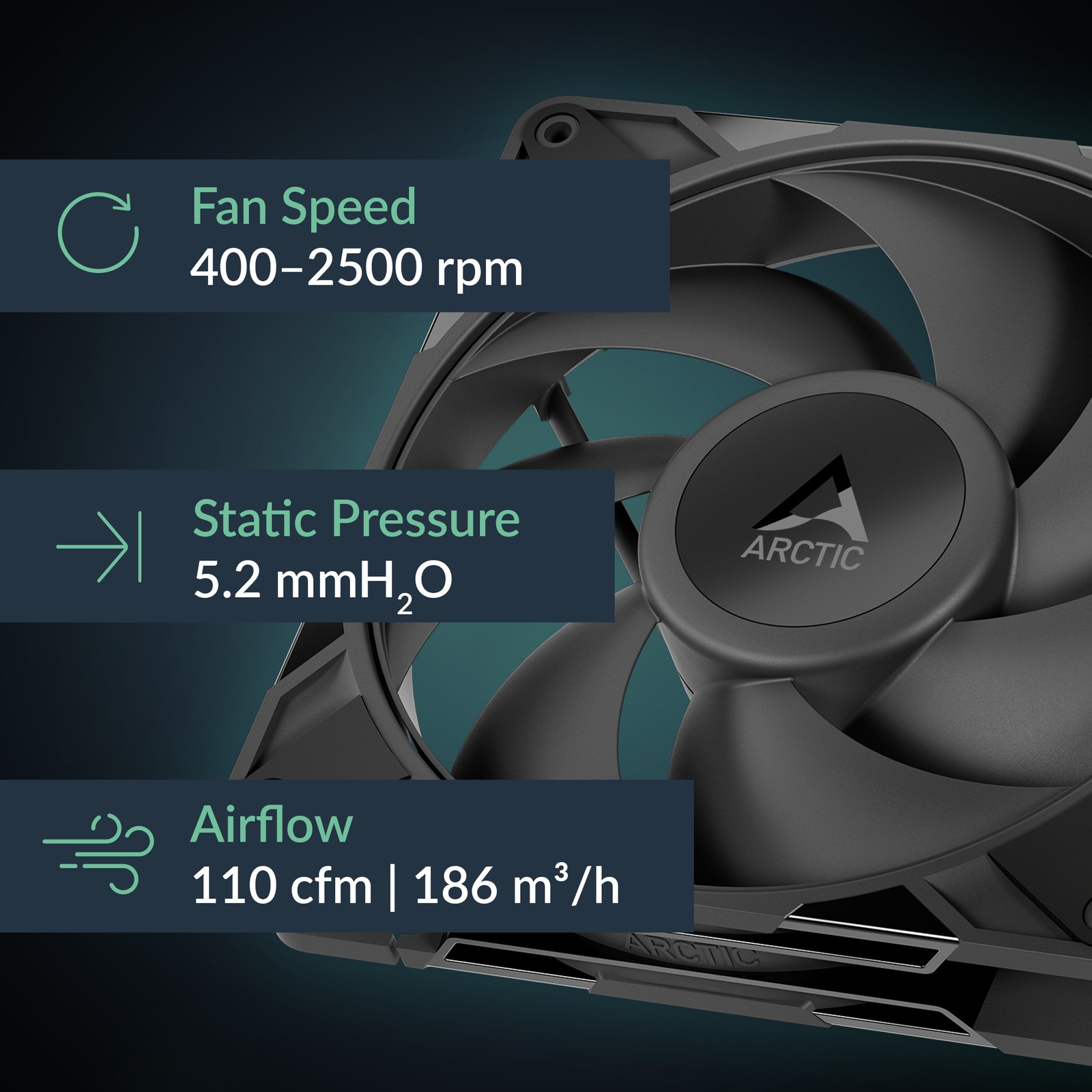 ARCTIC P14 Pro PST Case Fan PC Cooler Premium Silent 14cm