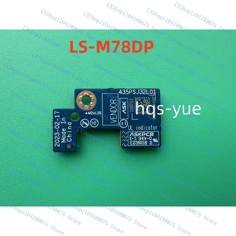 Original for HP Omen 16-WF Audio Power On Sensor Board LS-M78DP