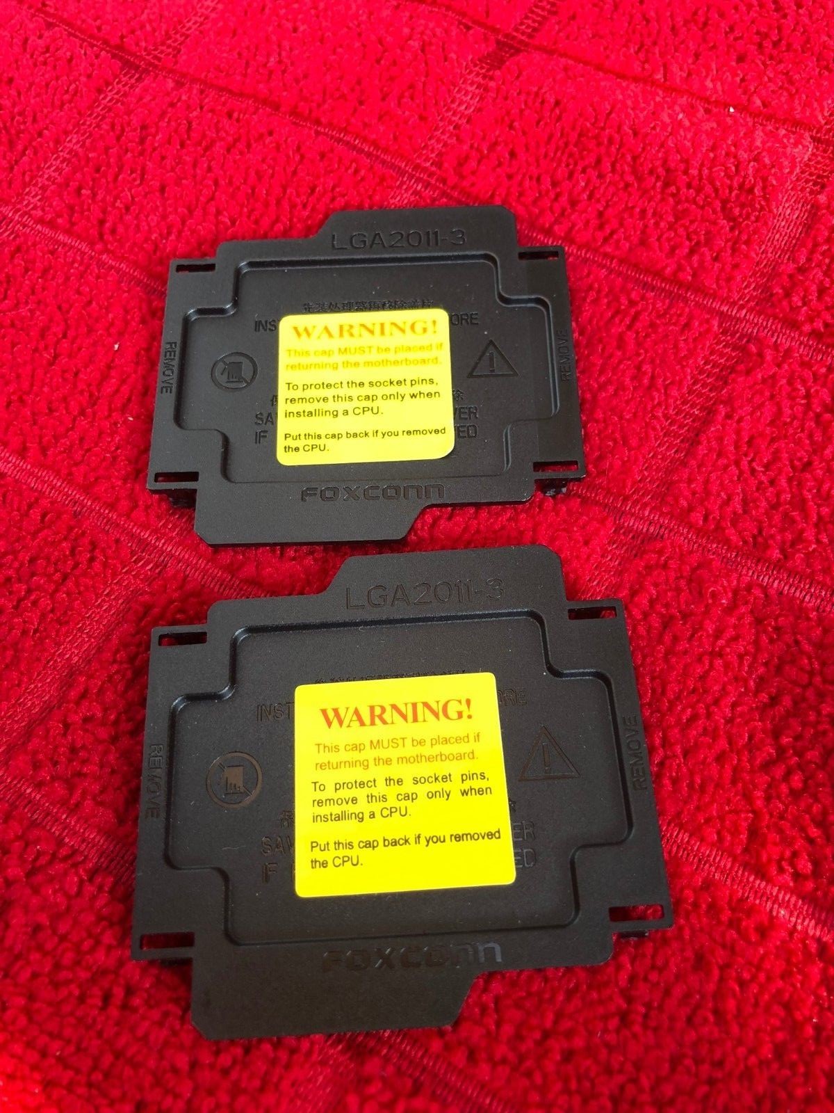 LOT 12 Pcs FOXCONN LGA2011-3 CPU SOCKET COVER, LGA 2011-V3 CPU SOCKET COVER