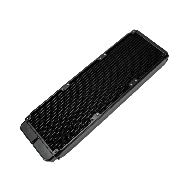OCOCOO 360mm Aluminum Water Cooling Radiator 18 Waterways 37.5mm Thick G1/4 PC