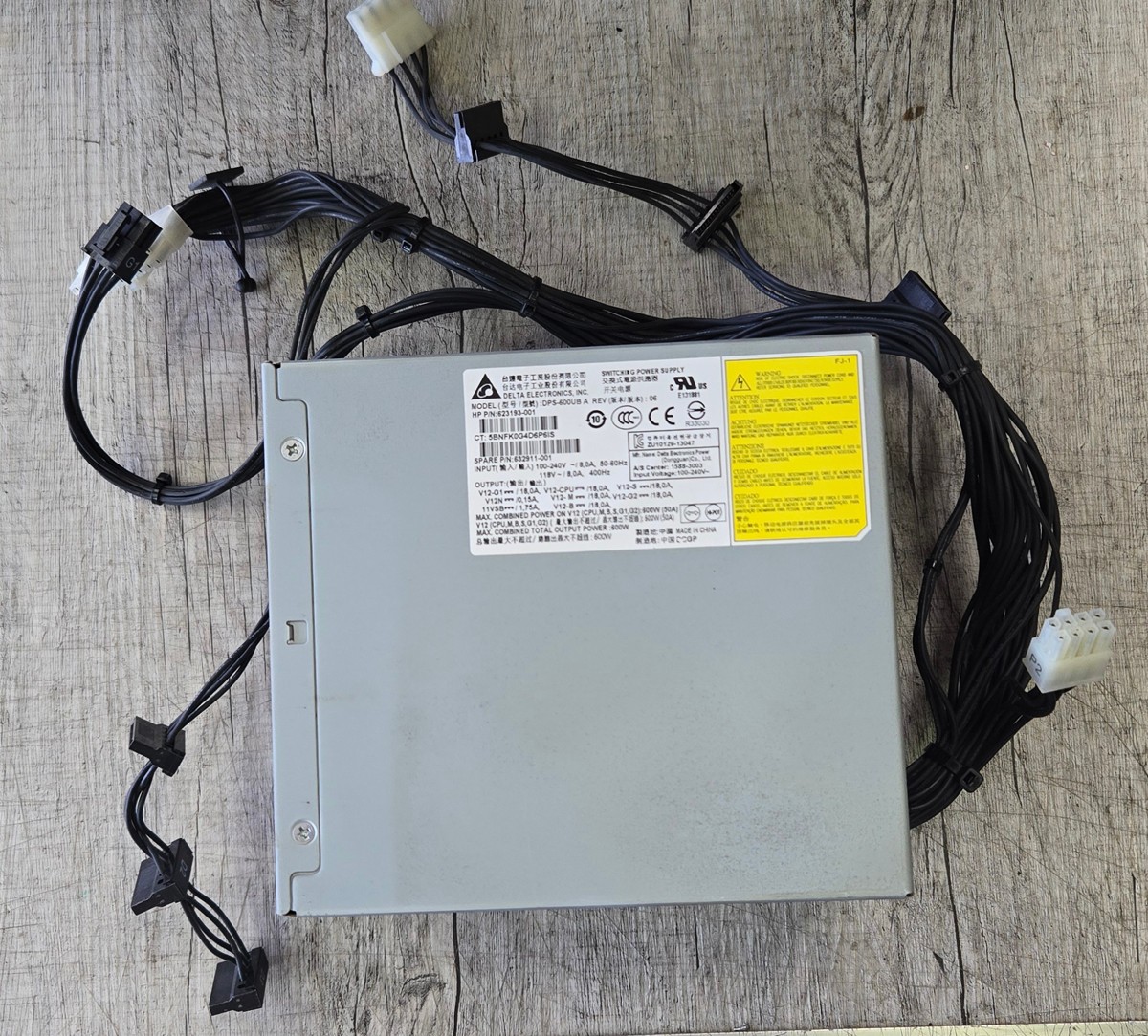 For HP Z420 Workstation DPS-600UB A 600W Power Supply 623193-001/003 632911-001