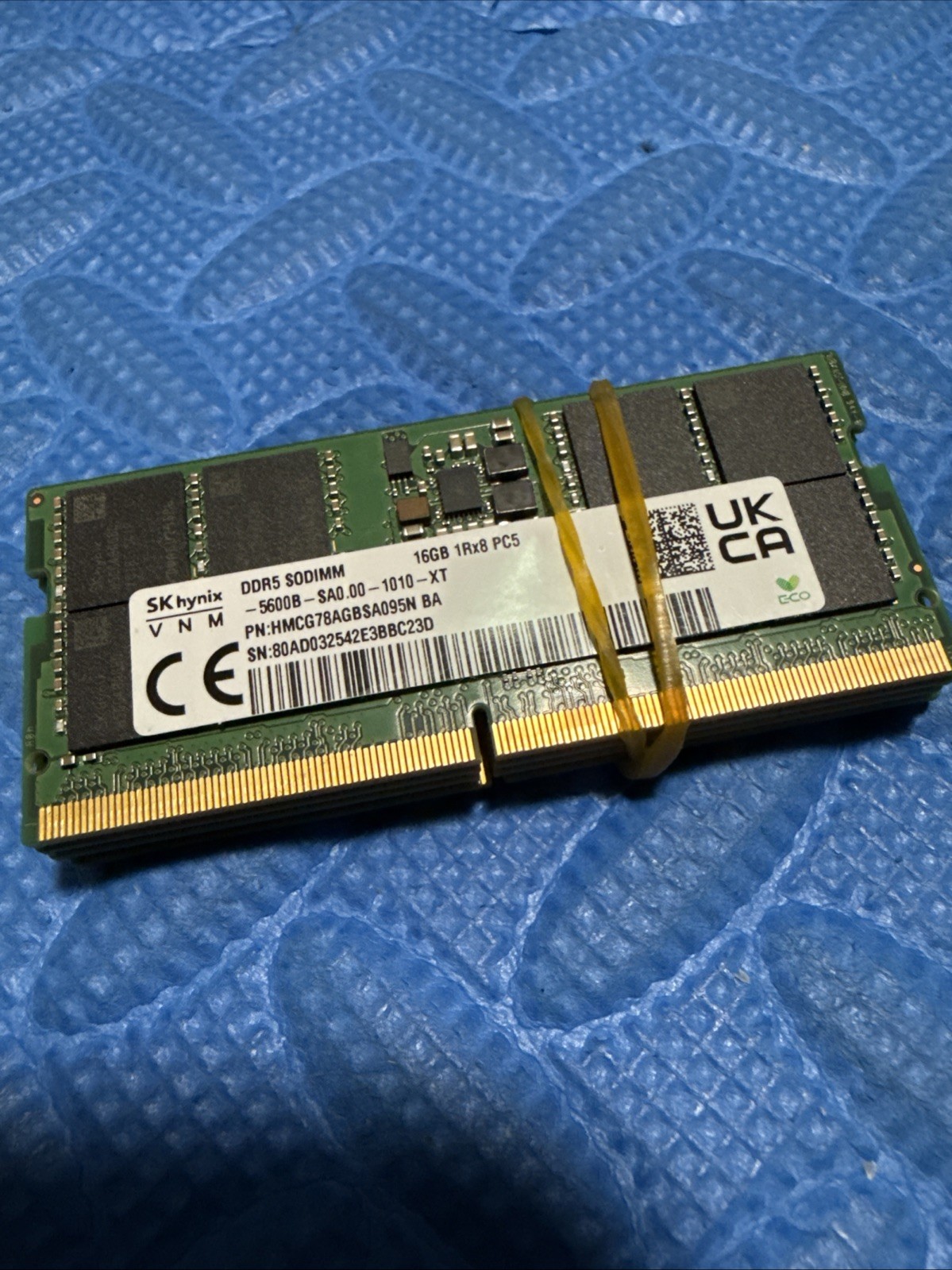 16GB DDR5 Laptop RAM PC5-5600B – Various Major Brands – 1x16GB Modules