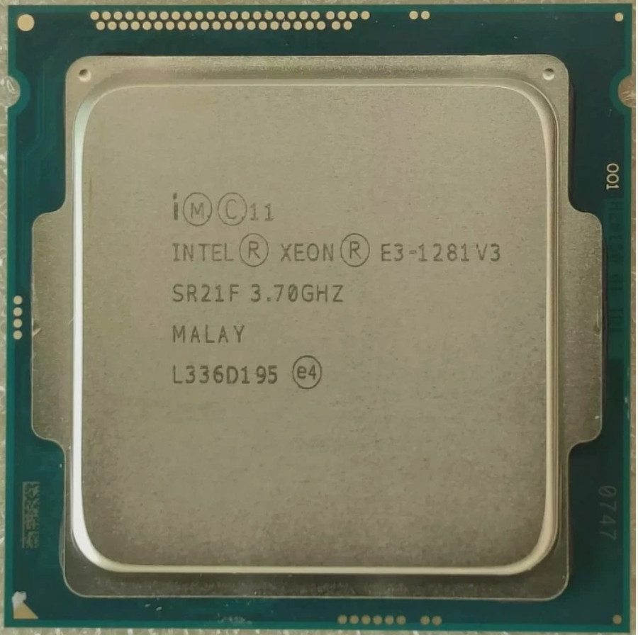 Intel Xeon E3-1281 V3 SR21F 3.70GHz 4Core 8Threads LGA1150 1281V3 CPU processor