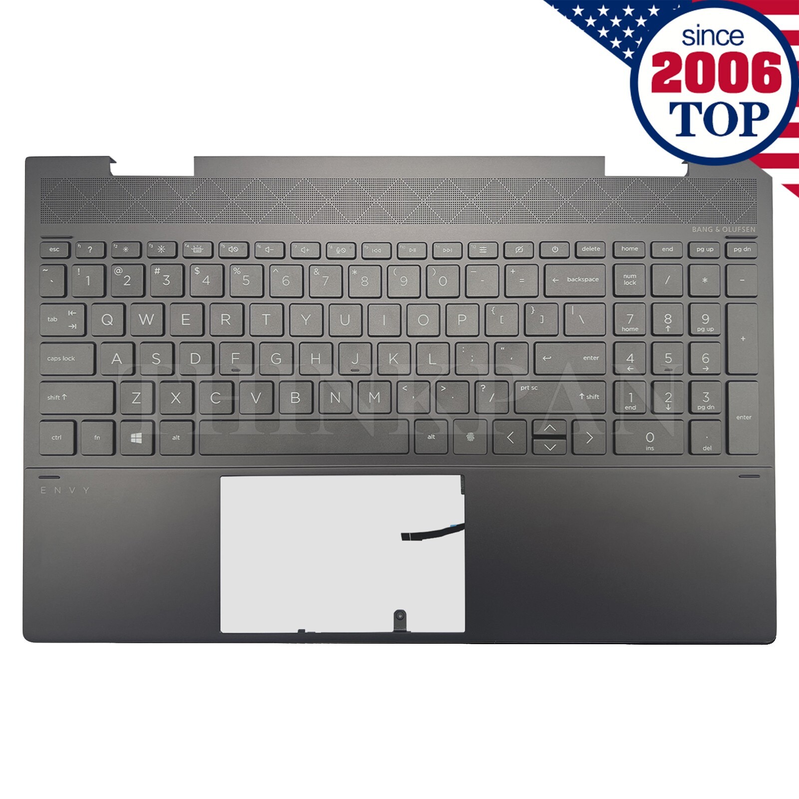 For HP Envy X360 15-EE 15M-EE 15Z-EE Black Palmrest Backlit Keyboard L93119-001