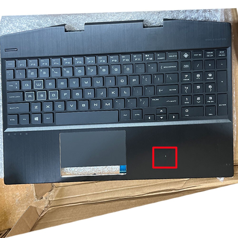AM2JZ000430 For HP Omen 15-DH Palmrest RGB Backlit Keyboard Touchpad 15.6in