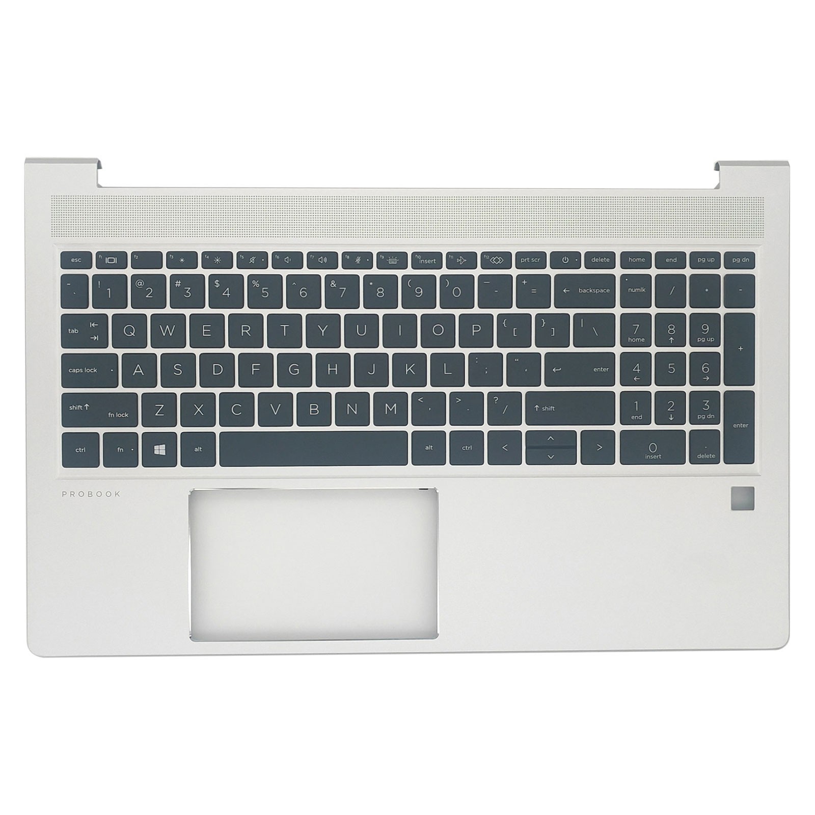 New For HP ProBook 450 455 G10 Palmrest W/Backlit Keyboard N43874-001 Silver US