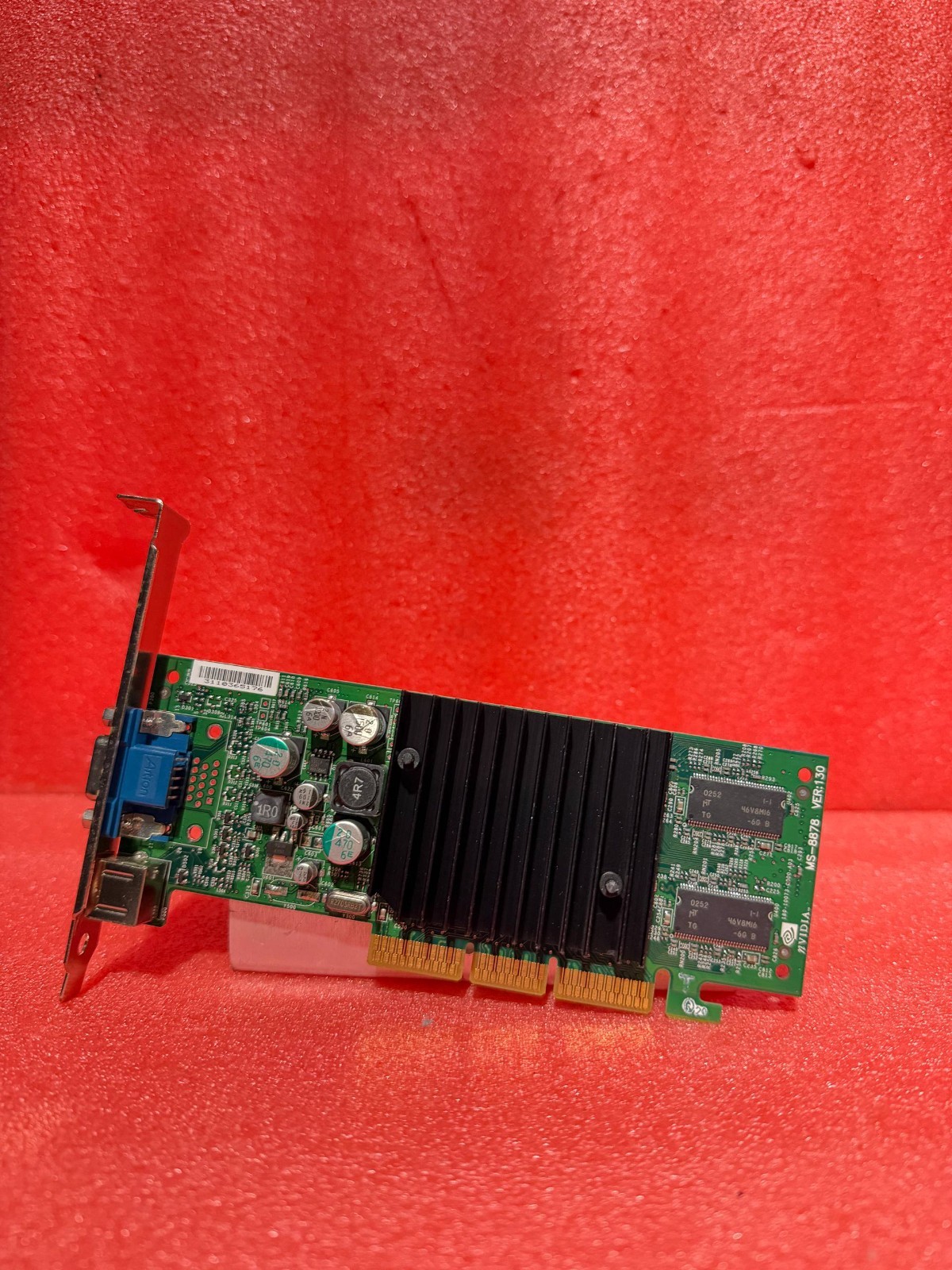 Nvidia GeForce4 MX 420 64MB AGP Video Card Dell 5H175 VGA S-Video Vintage GPU