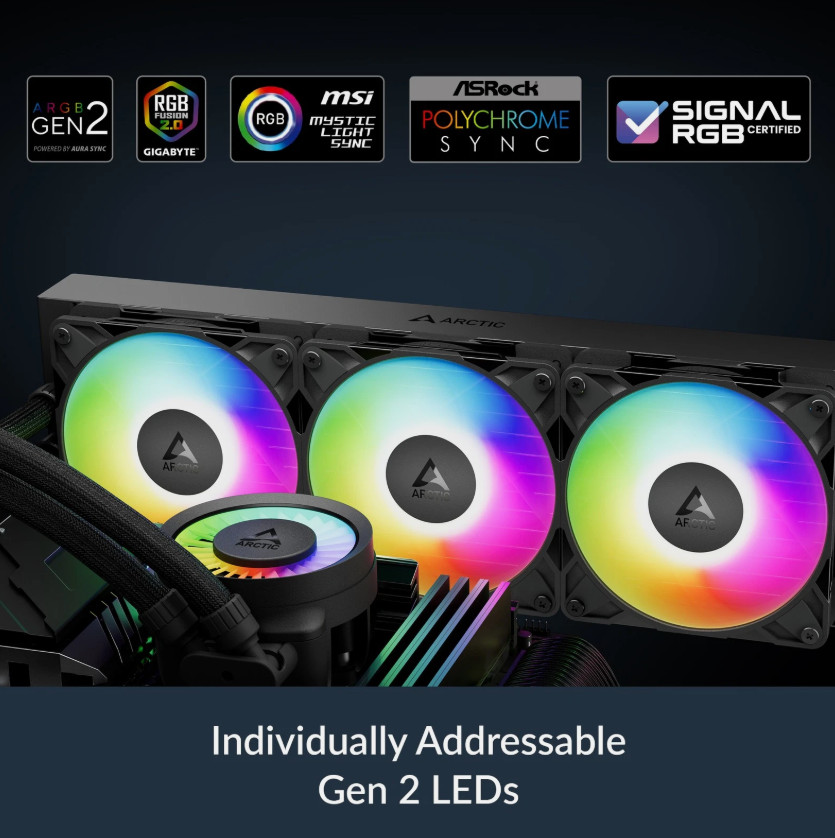 ARCTIC Liquid Freezer III Pro 420 A-RGB black PC Water Cooler AIO Cooling CPU