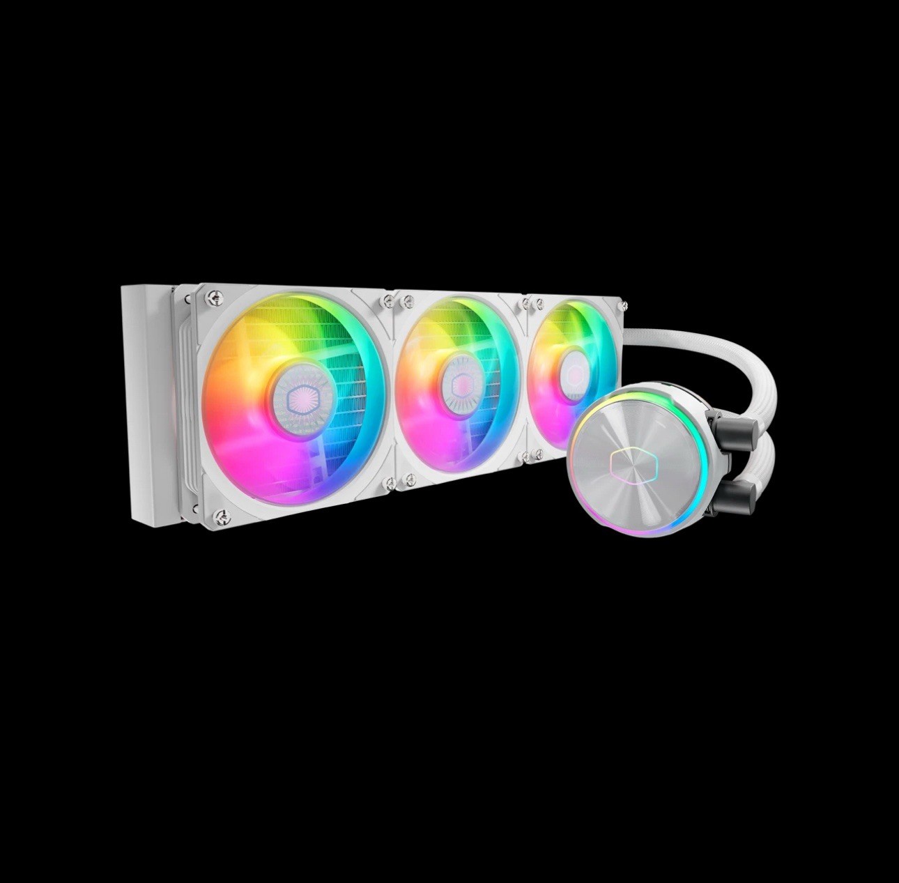 Cooler Master MasterLiquid 360L Core ARGB Close-Loop AIO Liquid Cooler (White)