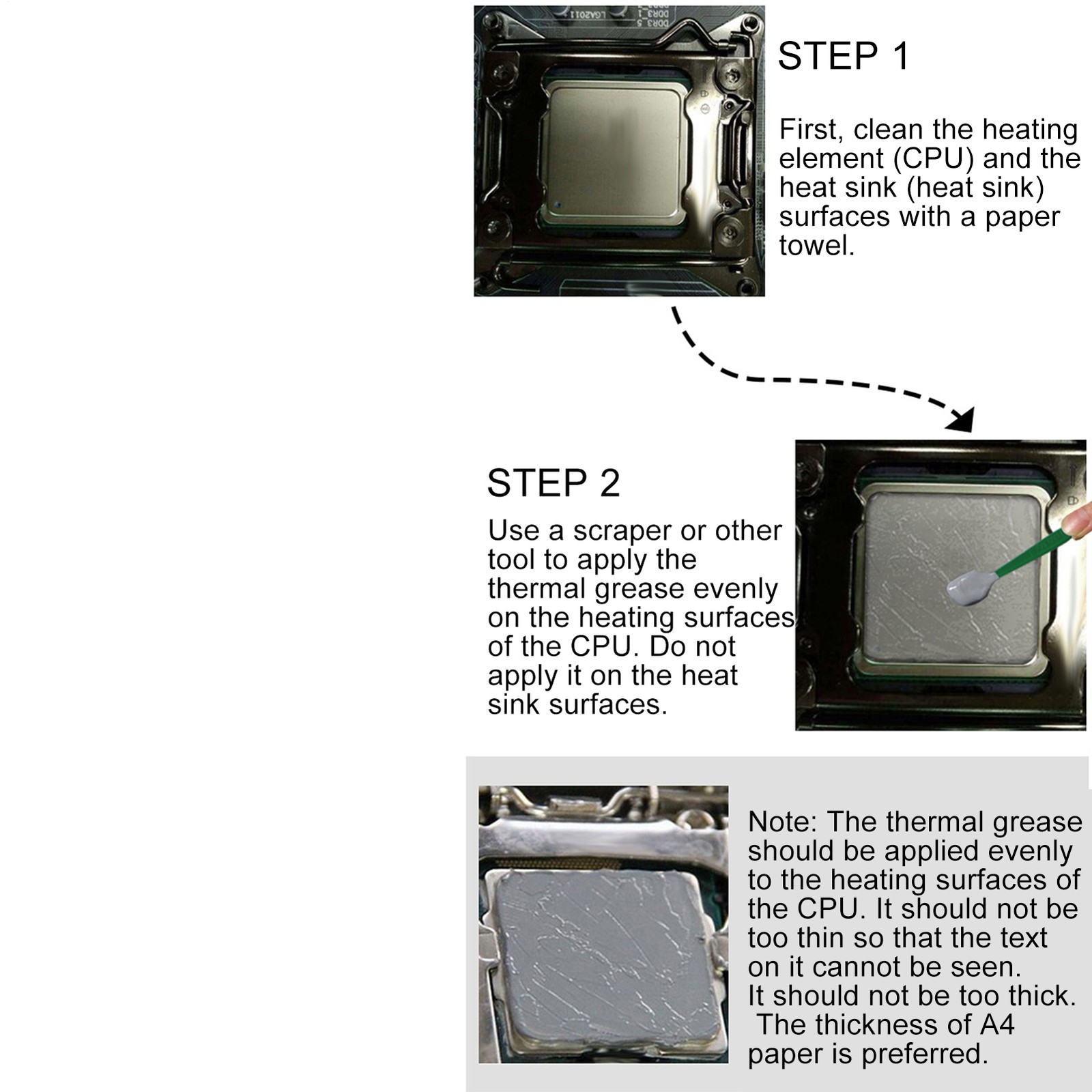 Thermal Paste Conductive Grease Silicone Syringe Tube CPU Components Electronic