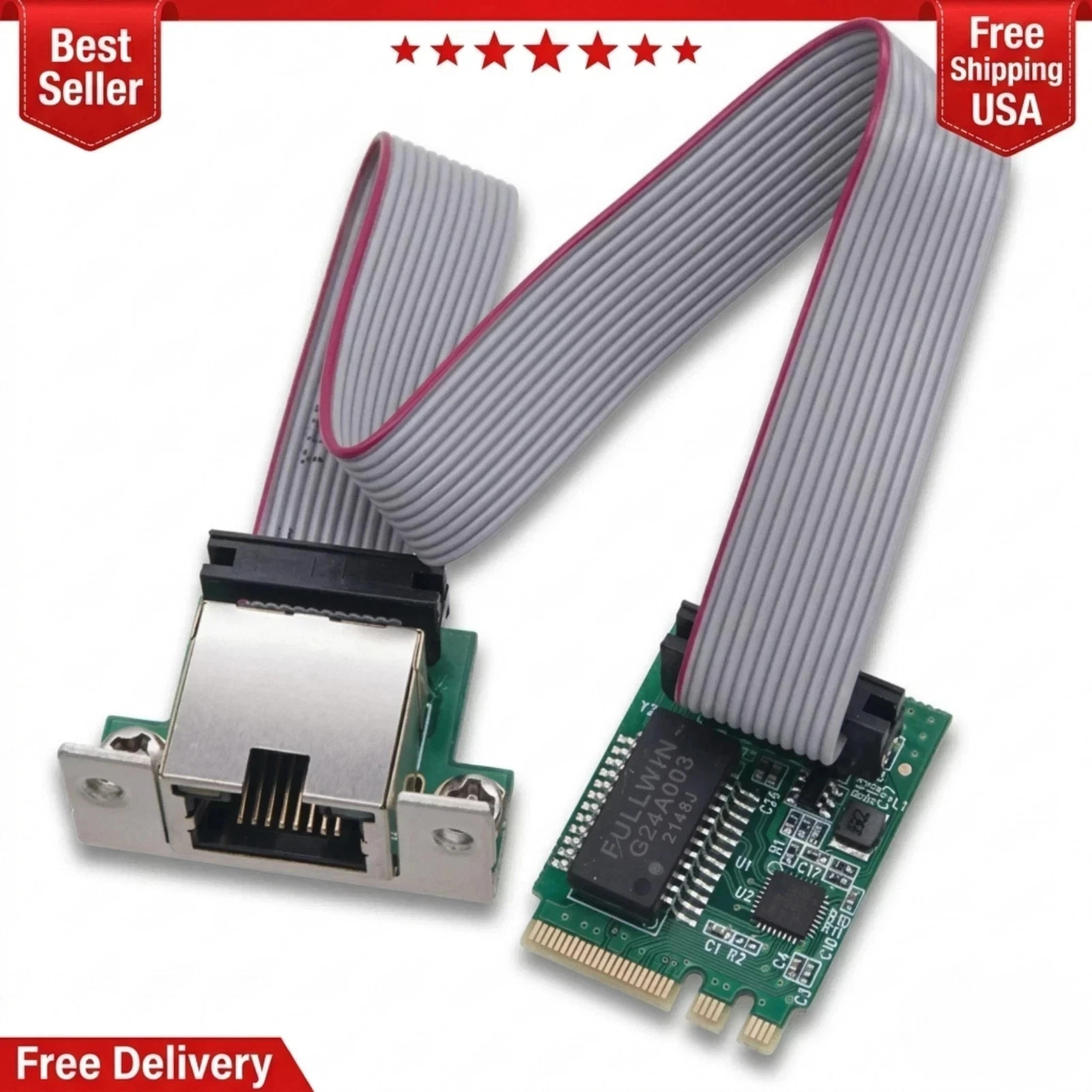 M.2 A+E 2.5GbE Intel I226-V Ethernet NIC Card NGFF 2230 Multi Gig LAN