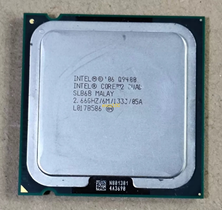 Intel Core 2 Quad Q9400 2.66Ghz/ 6M /1333GHz socket desktop CPU processor