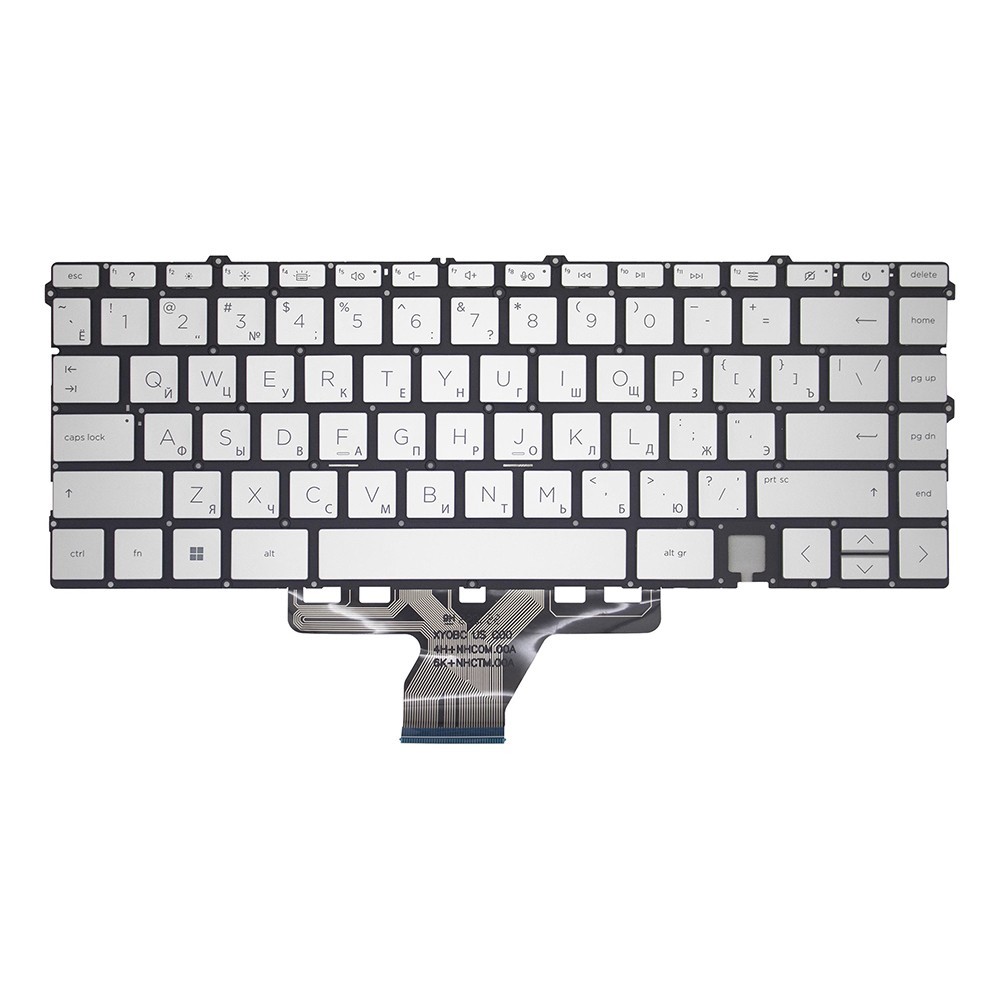 Keyboard For HP Envy 13-BA0000 13T-BA000 with backlit Russian RU Silver