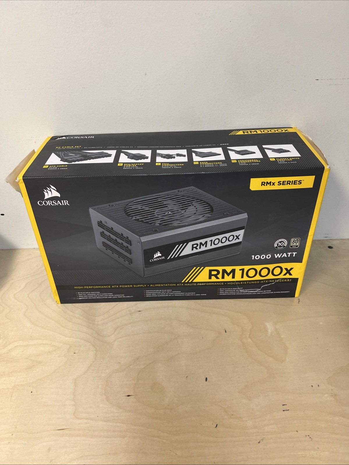 CORSAIR RMx Series RM1000X 1000W 80 PLUS GOLD Haswell Ready Full Modular ATX12V