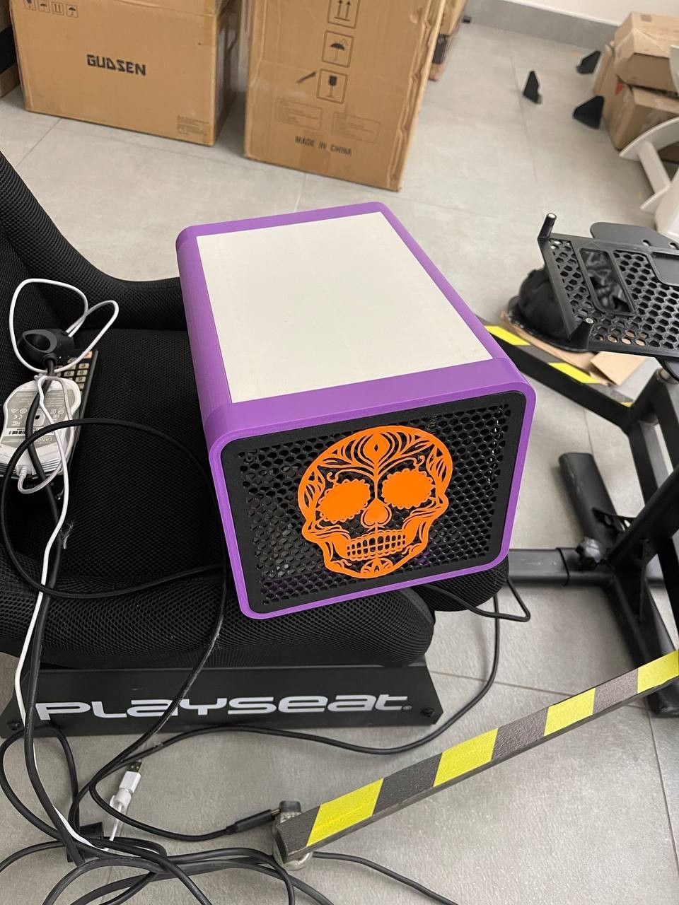 Case for AMD BC-250 PS5 Mining Board – ATX PSU – 120+140mm Fan – 3D Printed