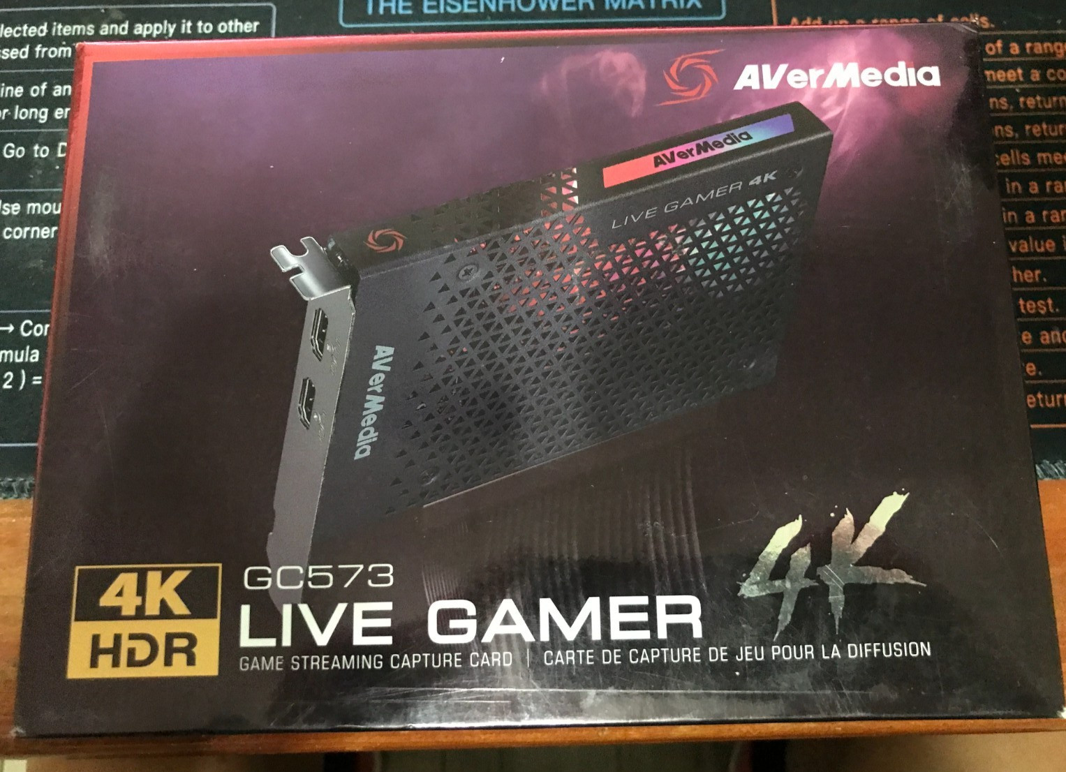AVerMedia Live Gamer 4K (GC573) Through Gaming capture card MADE IN TAIWAN