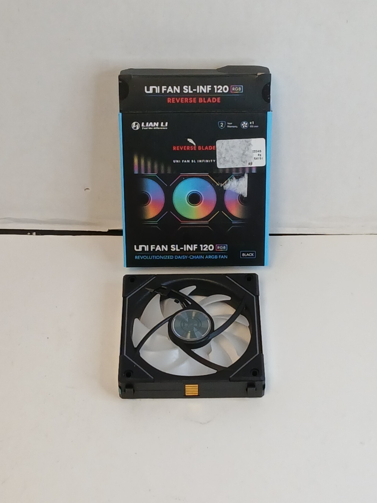 Untested Lian Li SL-INF 120 – Black – FAN ONLY – REVERSE