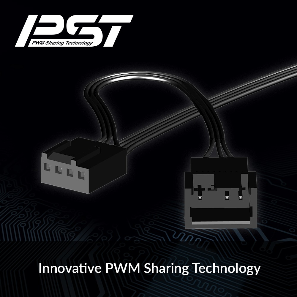 ARCTIC P8 PWM PST (Black) 5 Pack 80 mm Case Fan PWM Sharing Technology PST PC