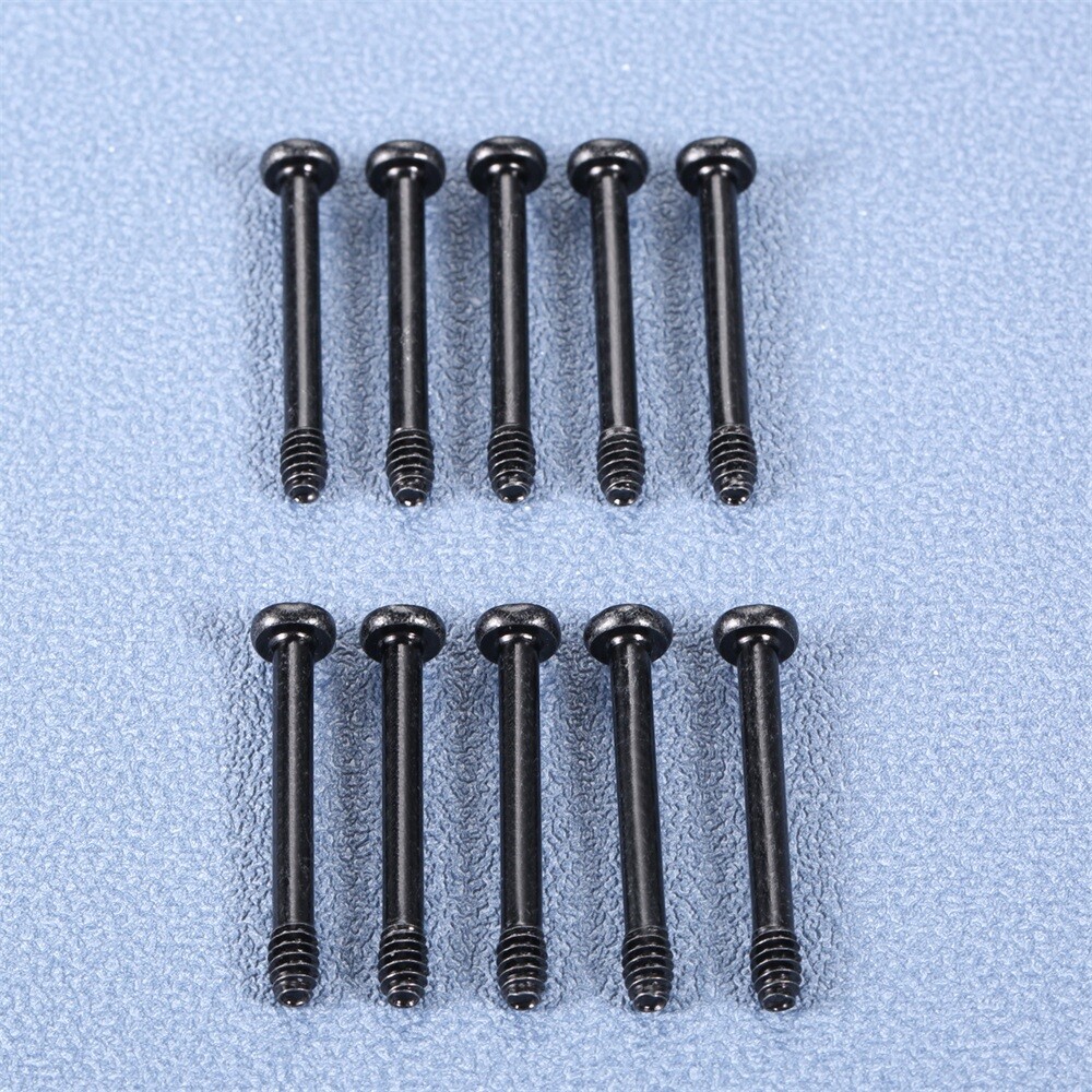 10pcs Computer Cooling Fan Mount Screws Case Fan Screws for Hard Disk Keyboard