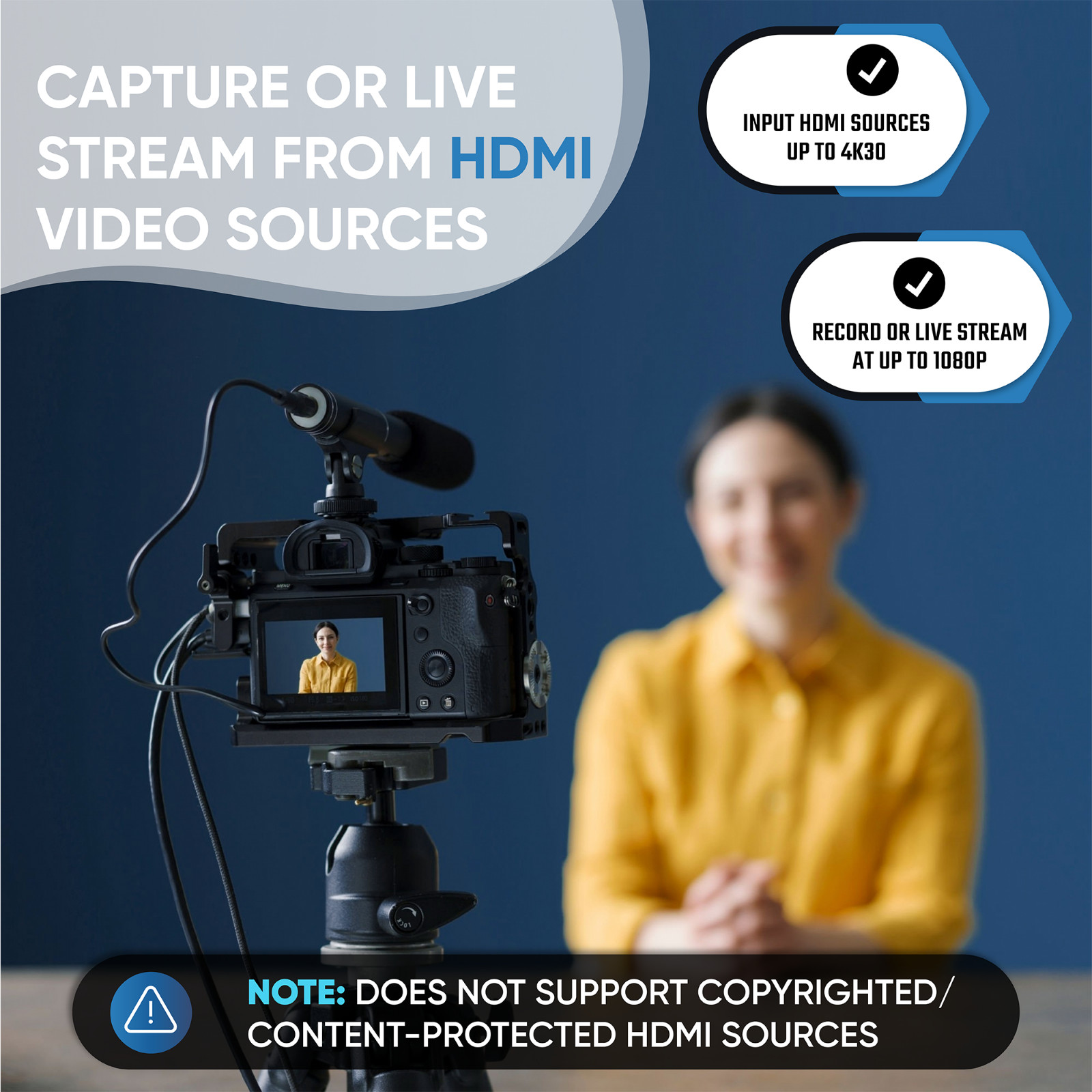 ClearClick Video To USB 1080P HDMI RCA AV Video Capture & Live Streaming Device