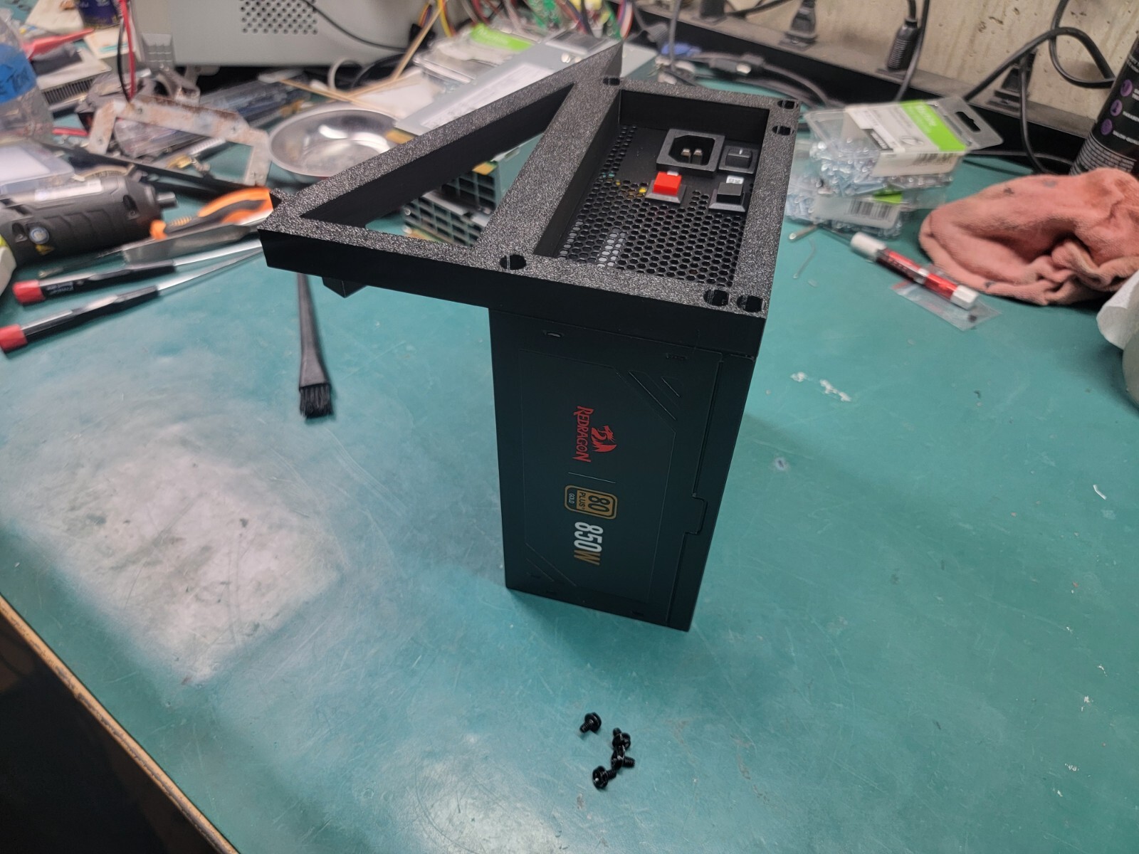 CPU + GPU Motherboard Frame Bench Holder Support Mining Miner RIG Crypto Mine