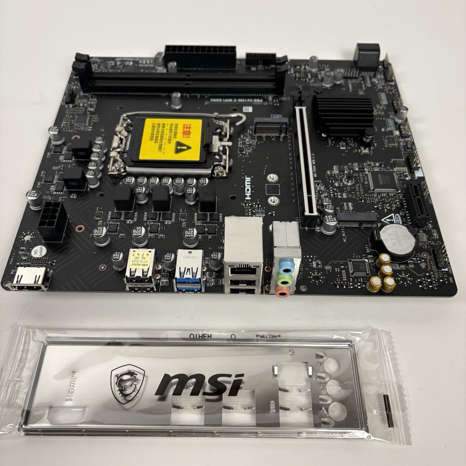 Intel MSI PRO H610M-S WIFI DDR4 LGA 1700 Gaming Motherboard