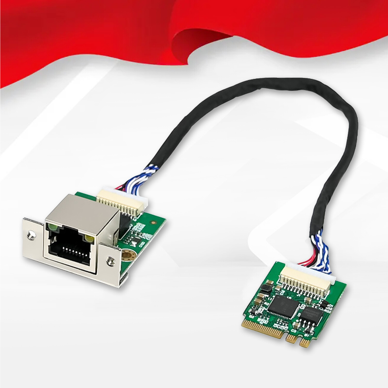 M.2 A+E 2.5GbE 2.5G/1G/100M NGFF 2230 Intel I226-V Ethernet NIC Card Multi-Gig
