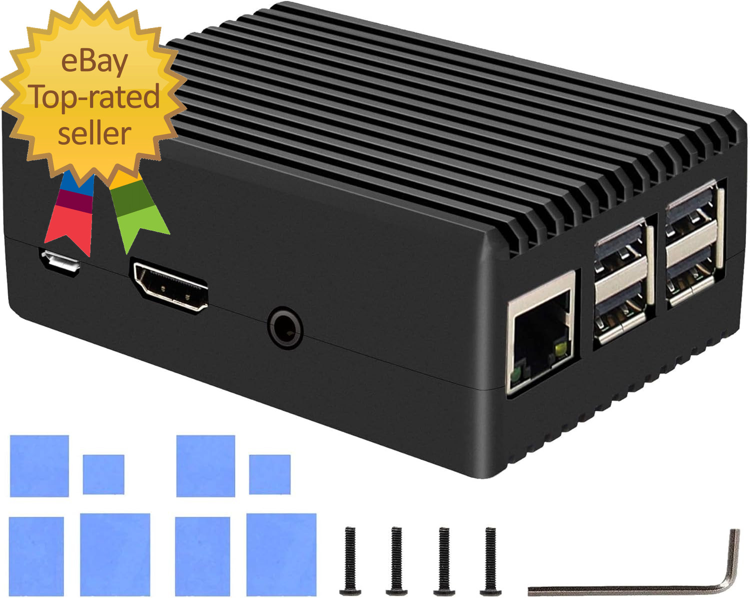 Aluminum Alloy Heavy Duty Passive Cooling Metal Case Easy to use and carry