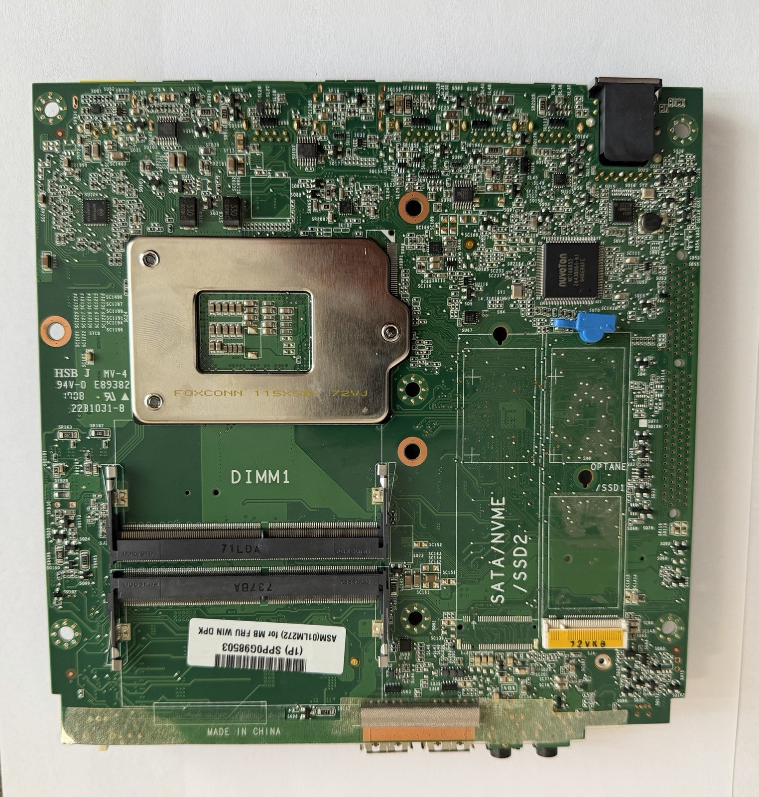 Lenovo IQ2X0IH Mini-ITX Motherboard LGA1151 DDR4 2-Slot M.2 USB3